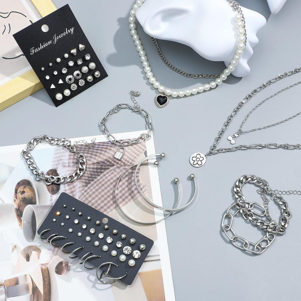 Multi-Piece Gold-Tone Jewelry Gift Set