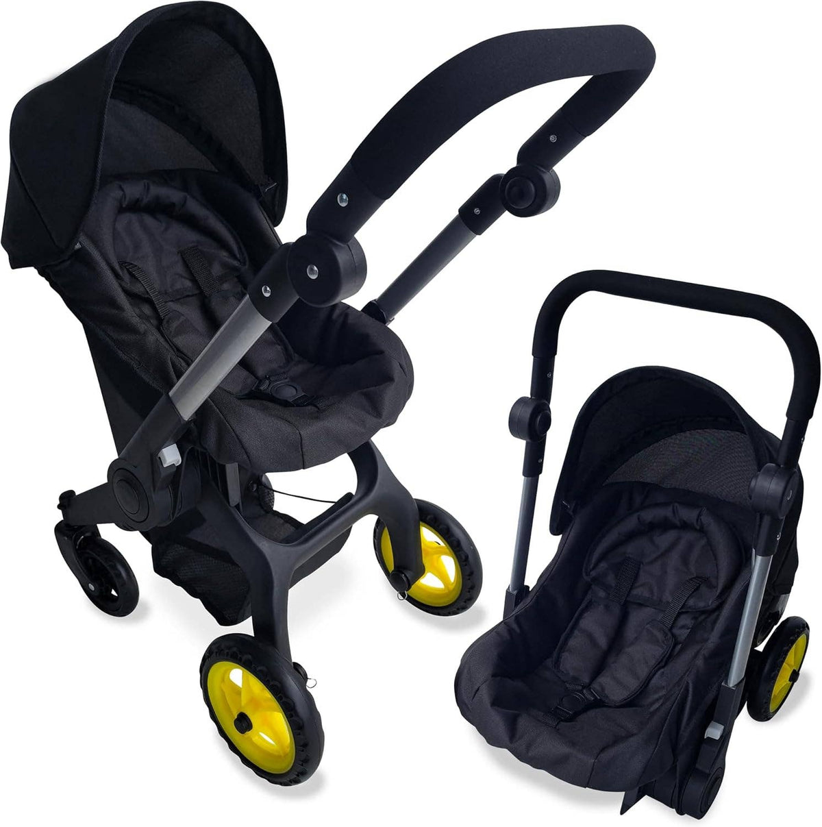 2-in-1 Convertible Doll Stroller & Car Seat — Fits 20-Inch Dolls