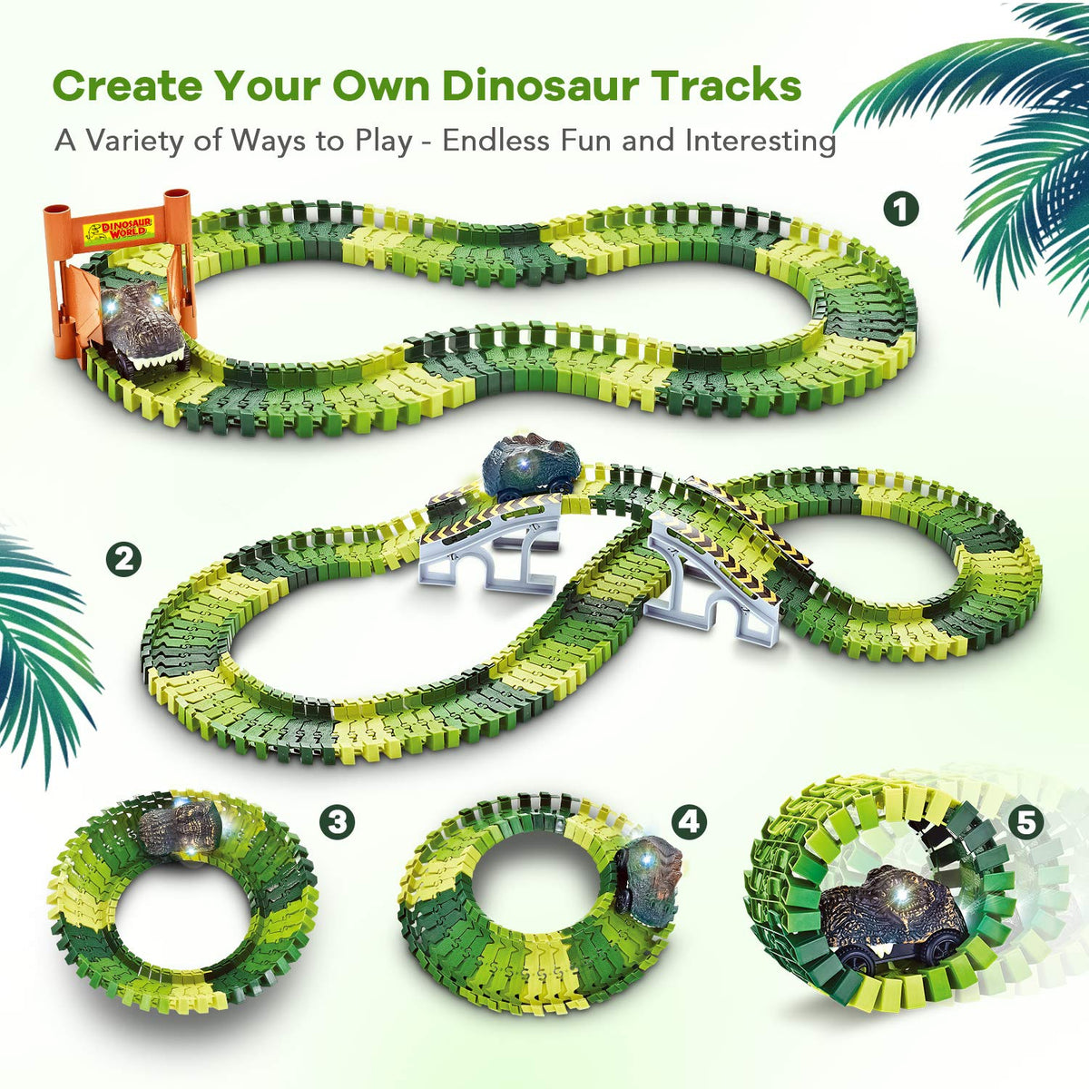 Dinosaur World Racing Track