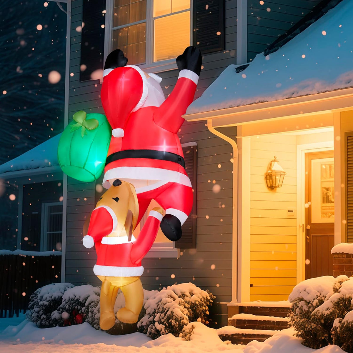 Joiedomi 8 ft Hanging Christmas Inflatables Decoration