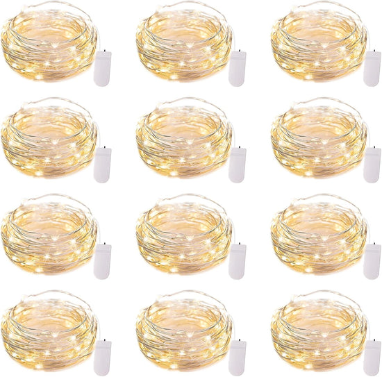 Micro LED Battery-Powered Fairy String Lights — 7 ft
