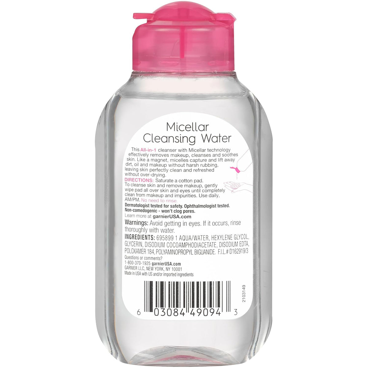 Garnier All-in-1 Micellar Cleansing Water, 3.4 fl oz