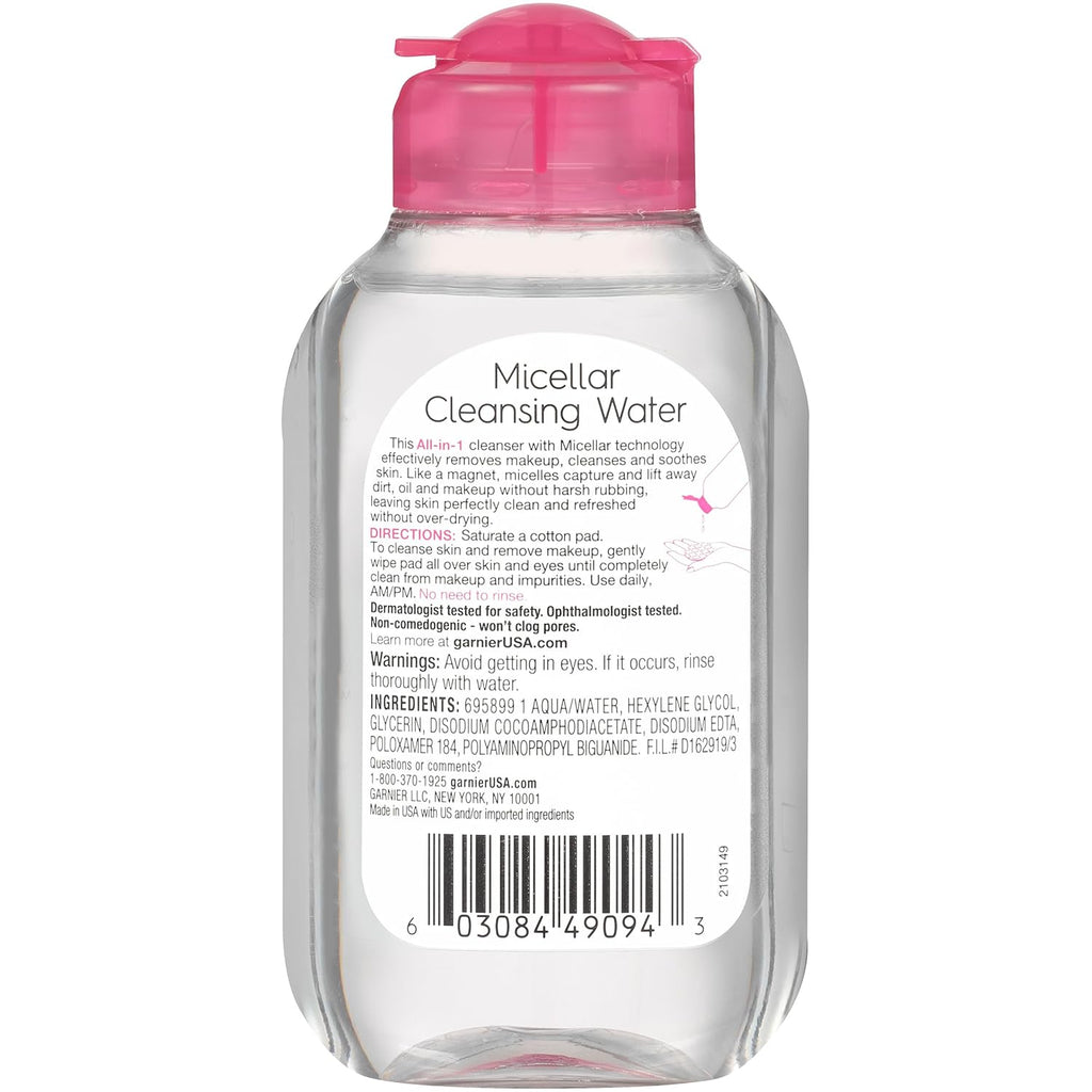 Garnier All-in-1 Micellar Cleansing Water, 3.4 fl oz