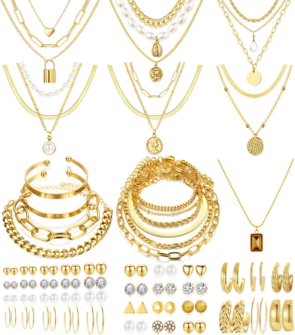 68-Piece Fashion Jewelry Gift Collection