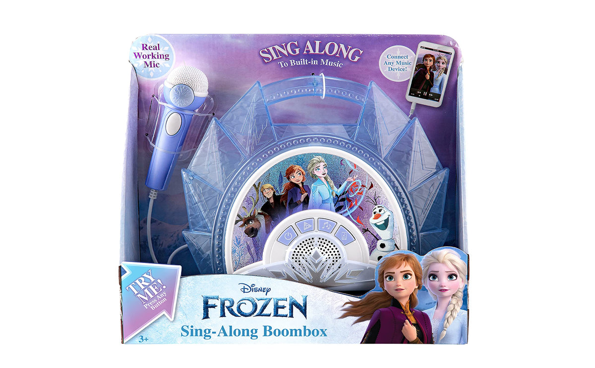 Kids' Boombox Karaoke Machine with Wired Microphone
