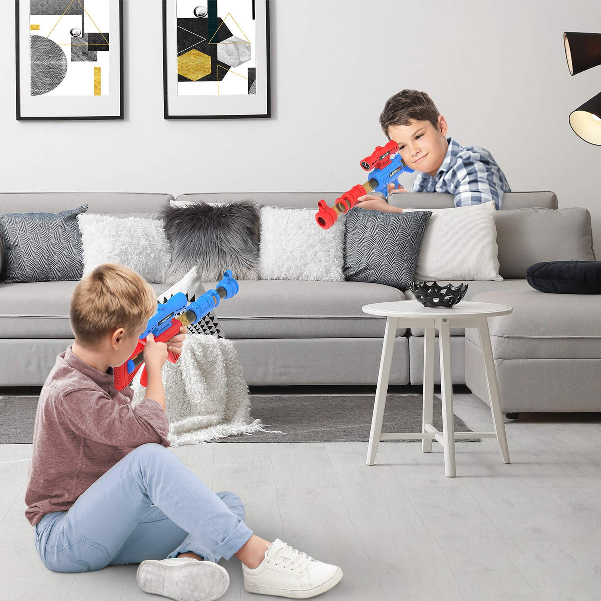 Family Foam Shooting Game — Nerf Compatible