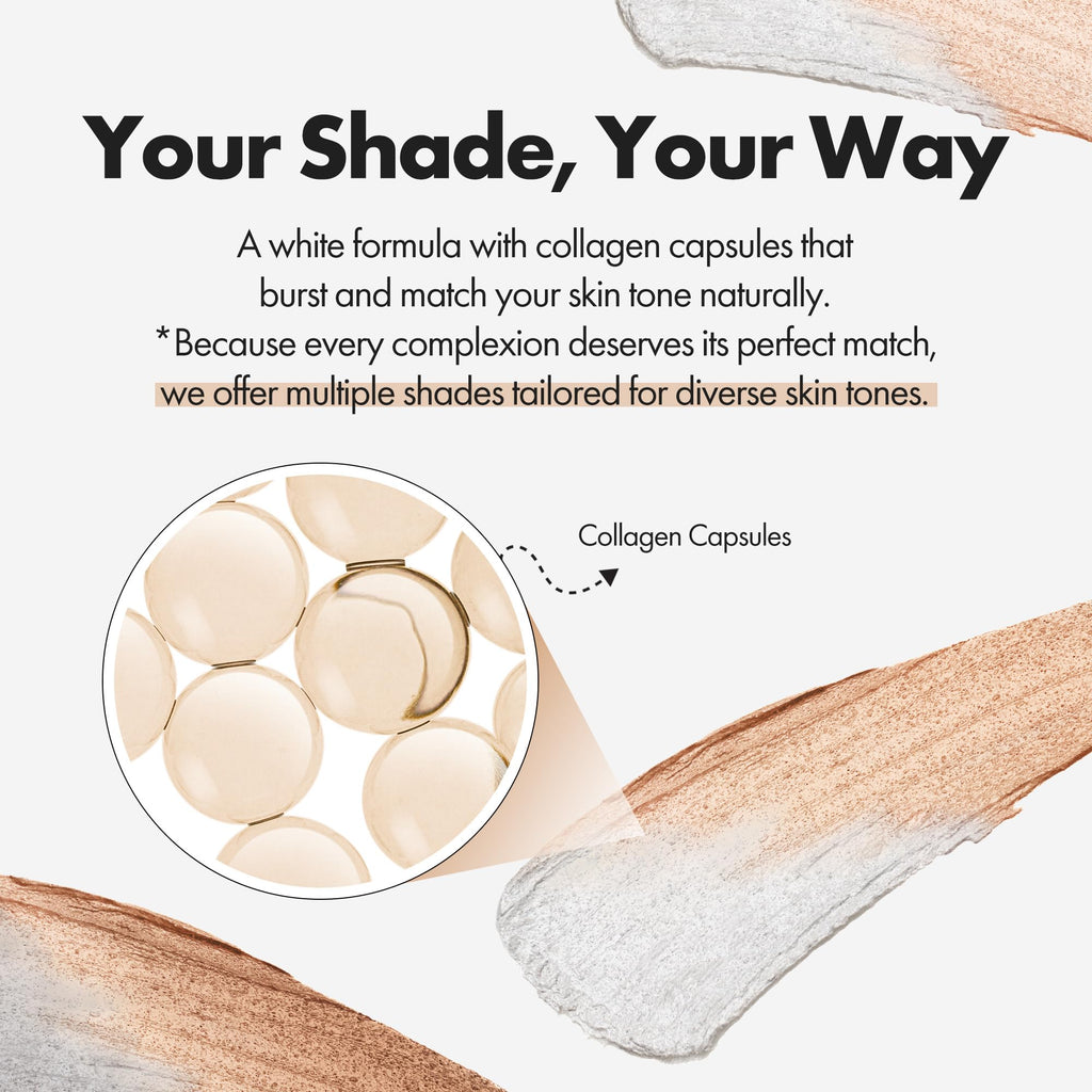 ELROEL Blanc Cover Cream Stick V with Detachable Brush