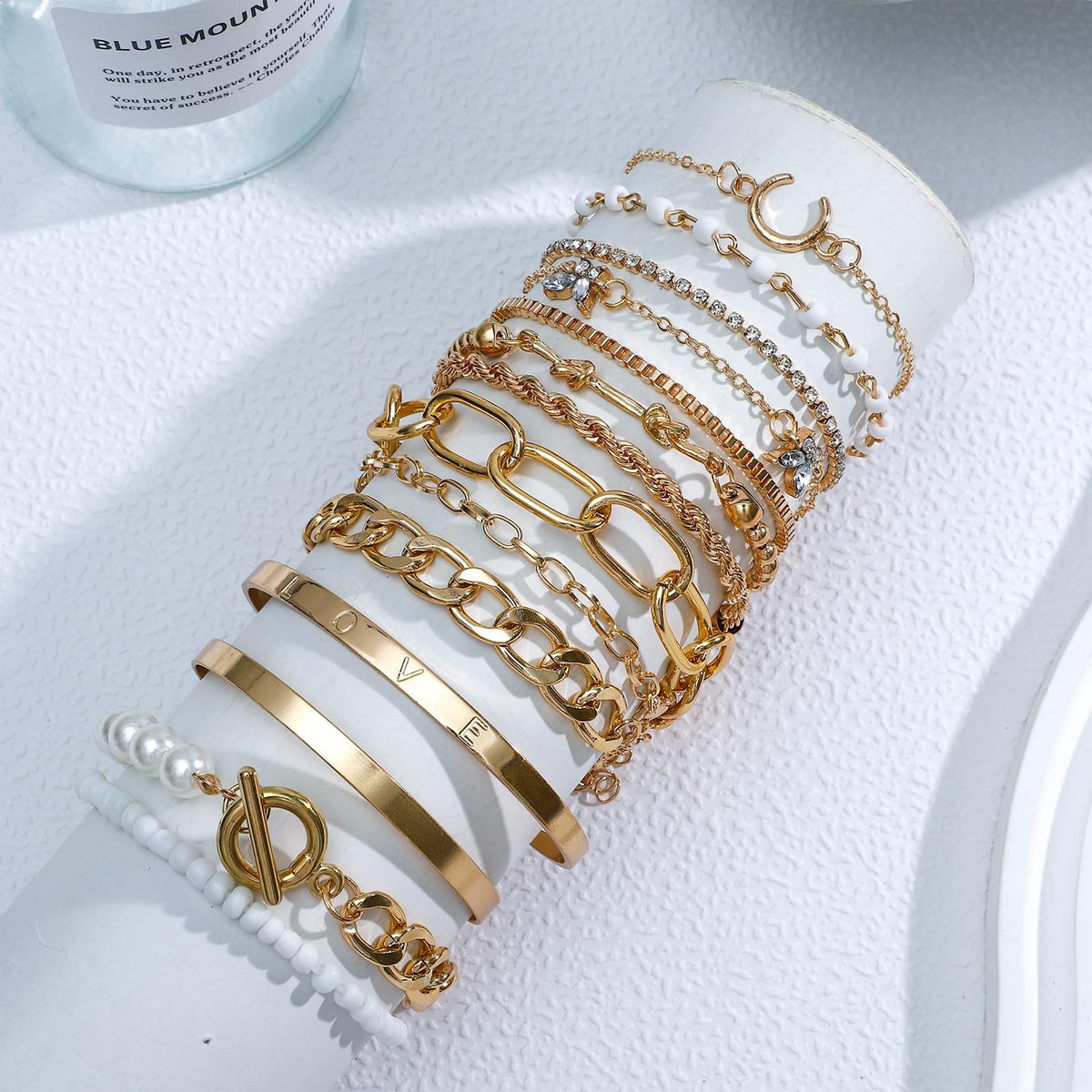 Multi-Piece Gold-Tone Jewelry Gift Set