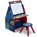 Kids' 3-in-1 Art Easel & Play Station with Stool