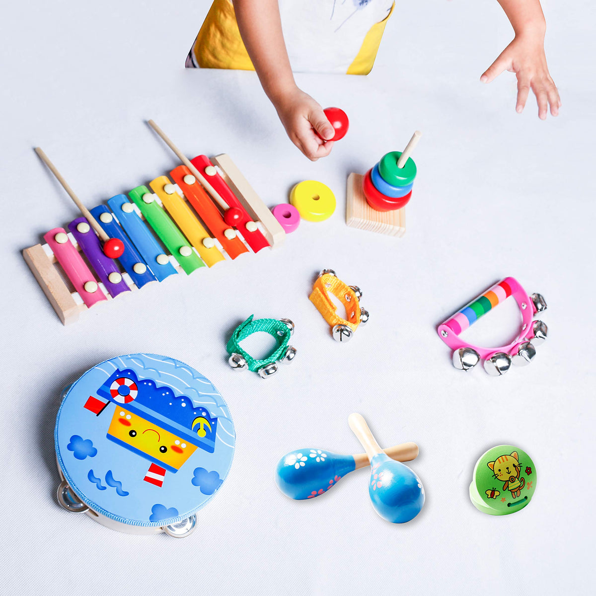 Kids’ Wooden Musical Instrument Set
