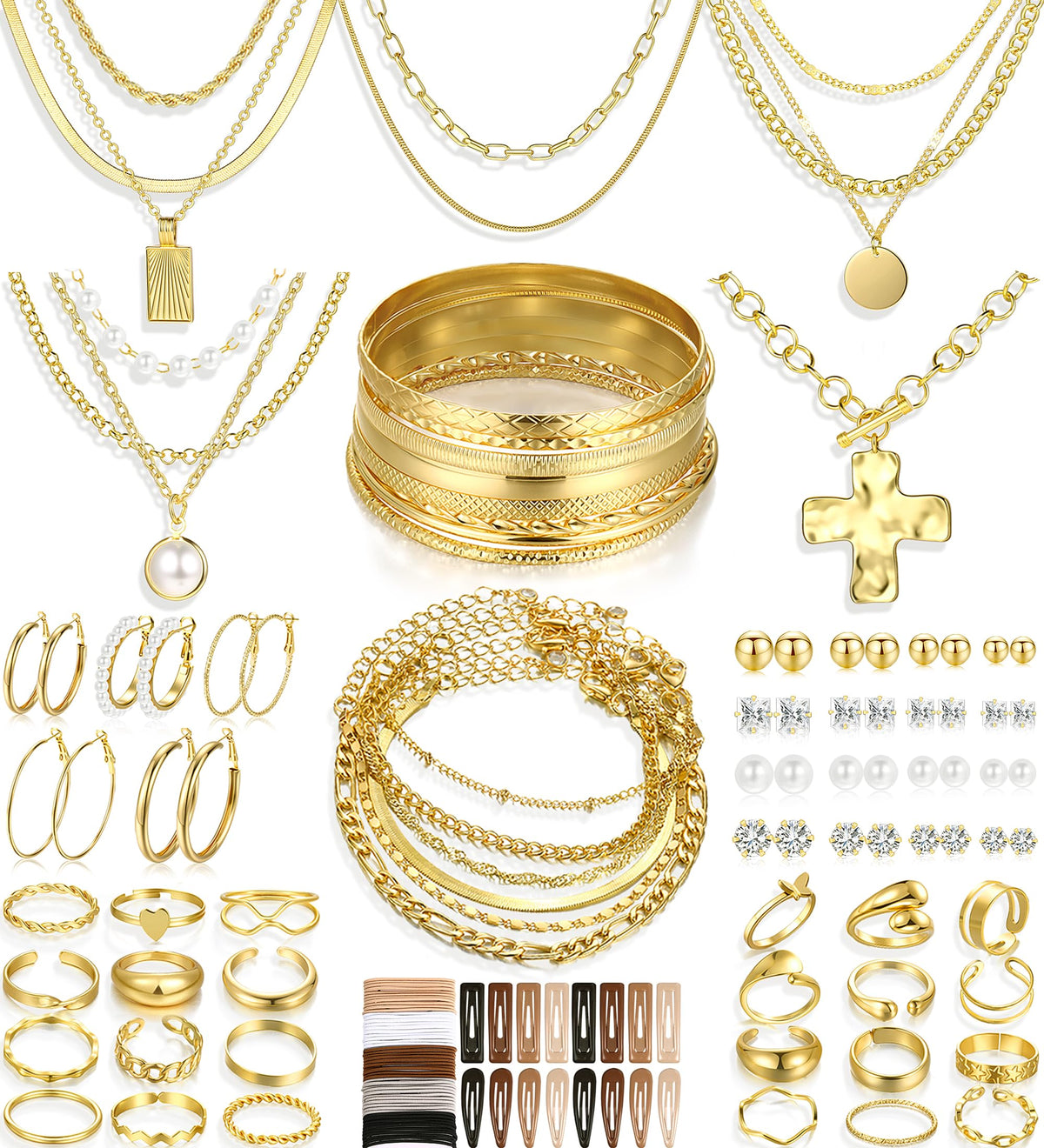 68-Piece Fashion Jewelry Gift Collection