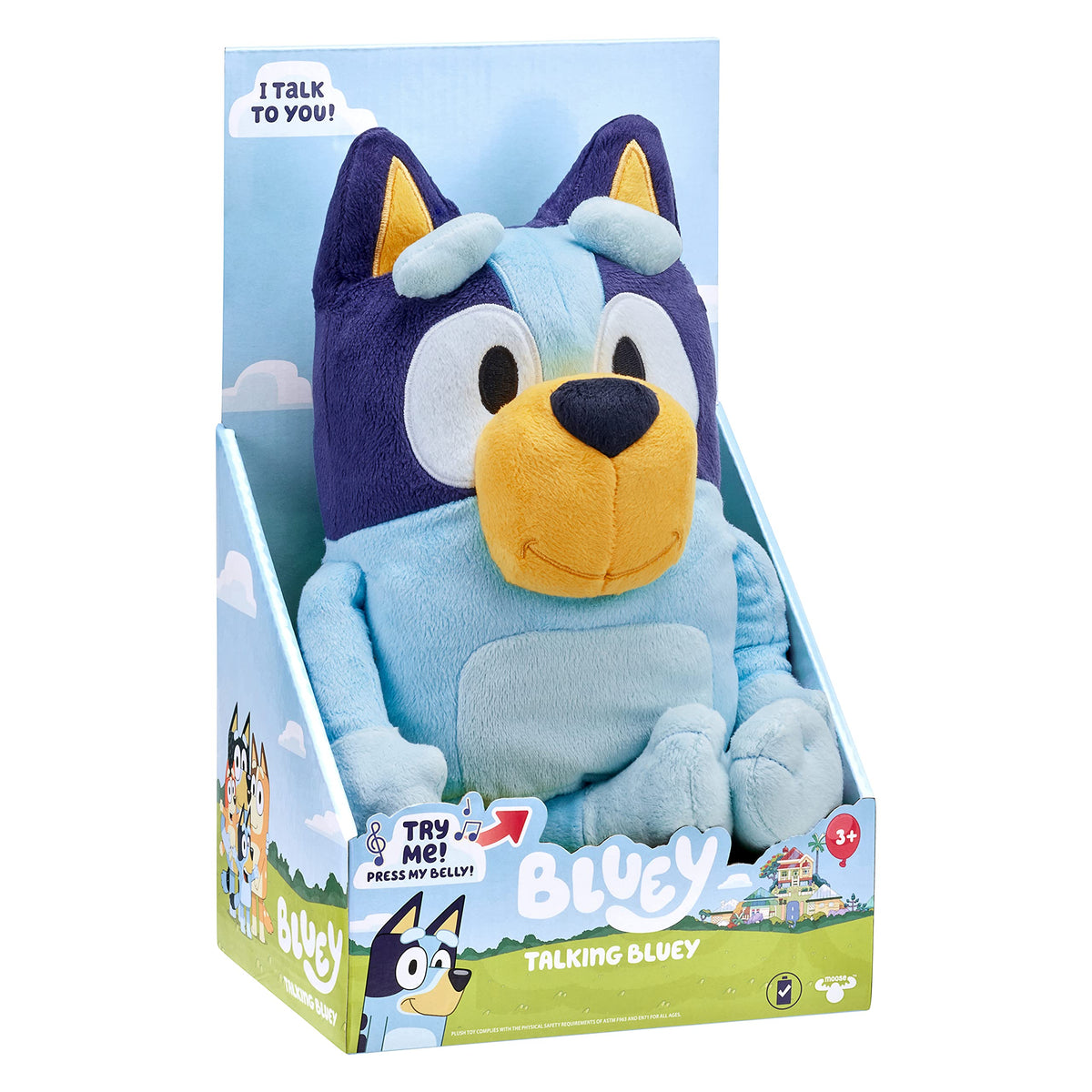 Talking Bluey Interactive Sing-Along Plush, 13 Inches