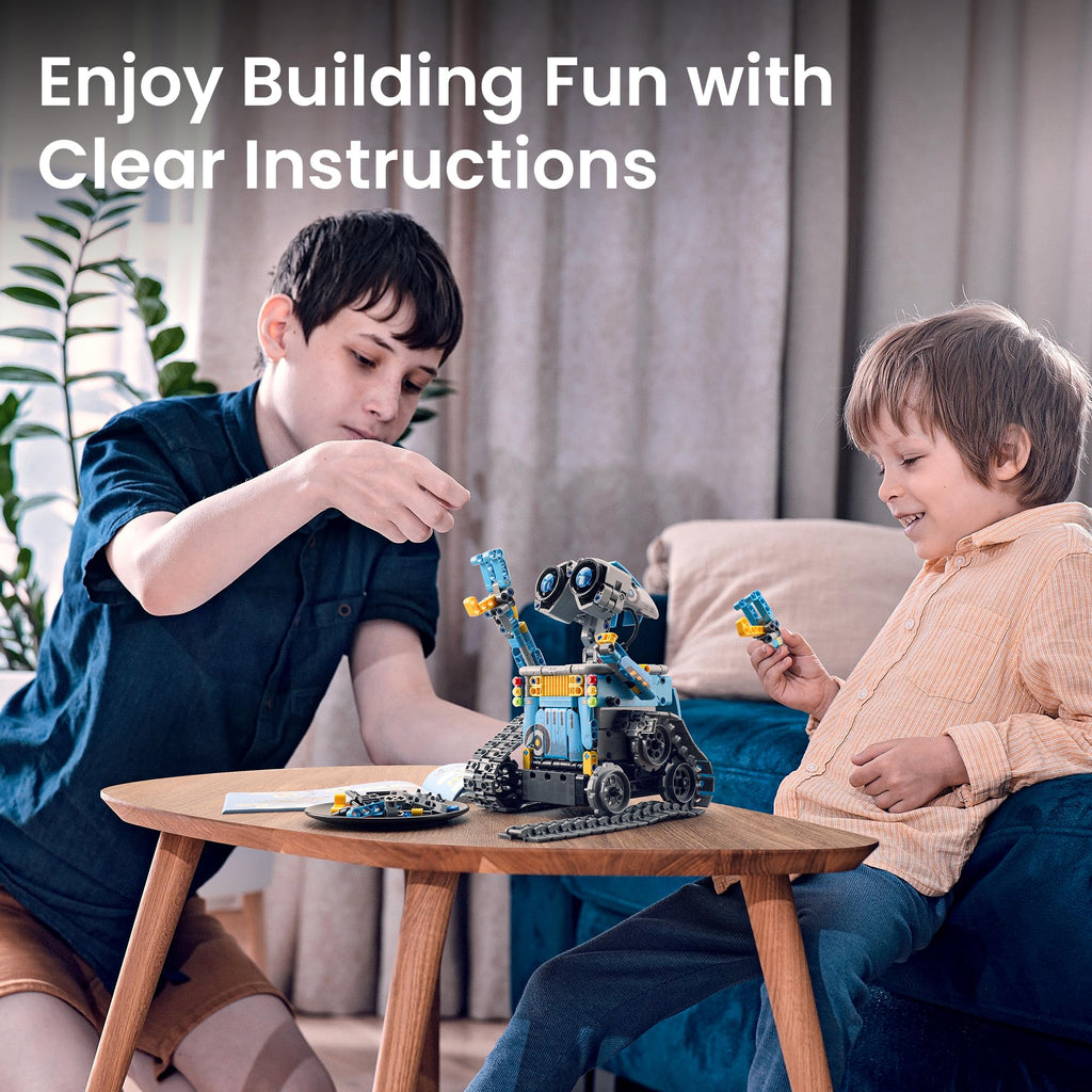 Sillbird 5-in-1 RC Robot Building Kit – 488 Pieces
