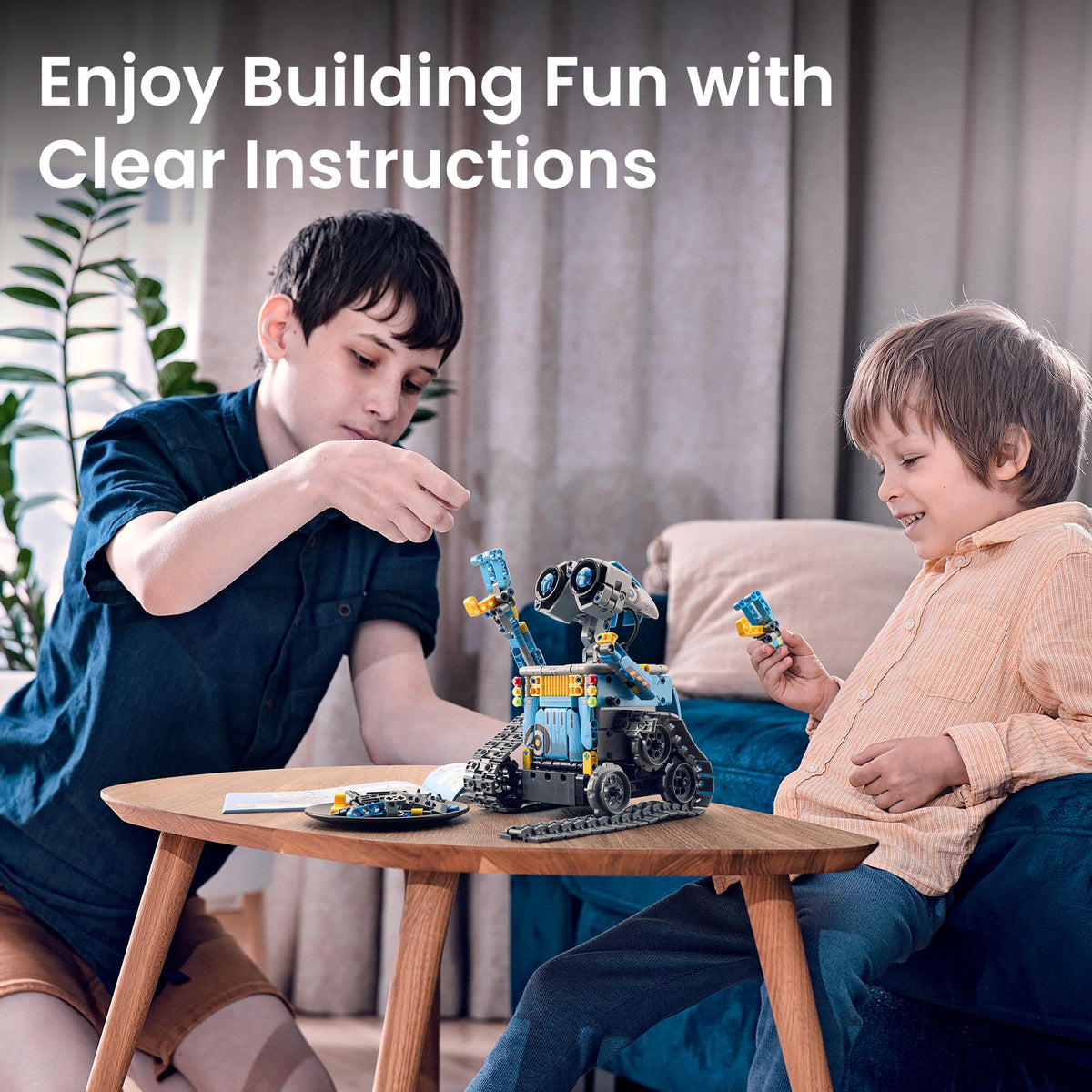 Sillbird 5-in-1 RC Robot Building Kit – 488 Pieces