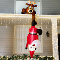 Joiedomi 8 ft Hanging Christmas Inflatables Decoration