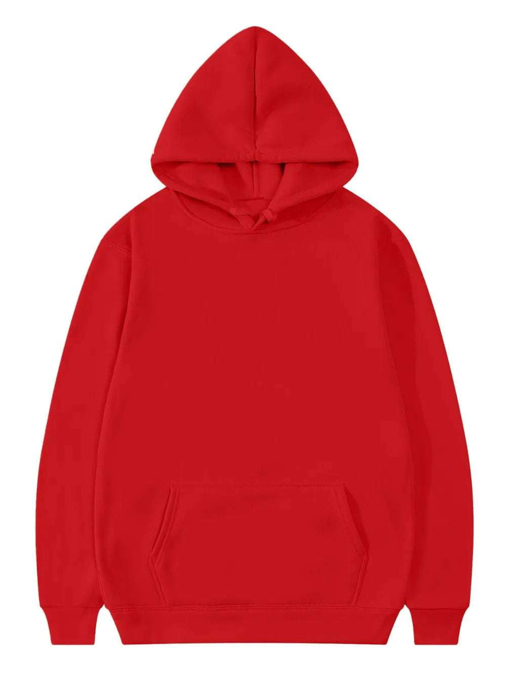 Men's Plus Size Kangaroo-Pocket Hoodie
