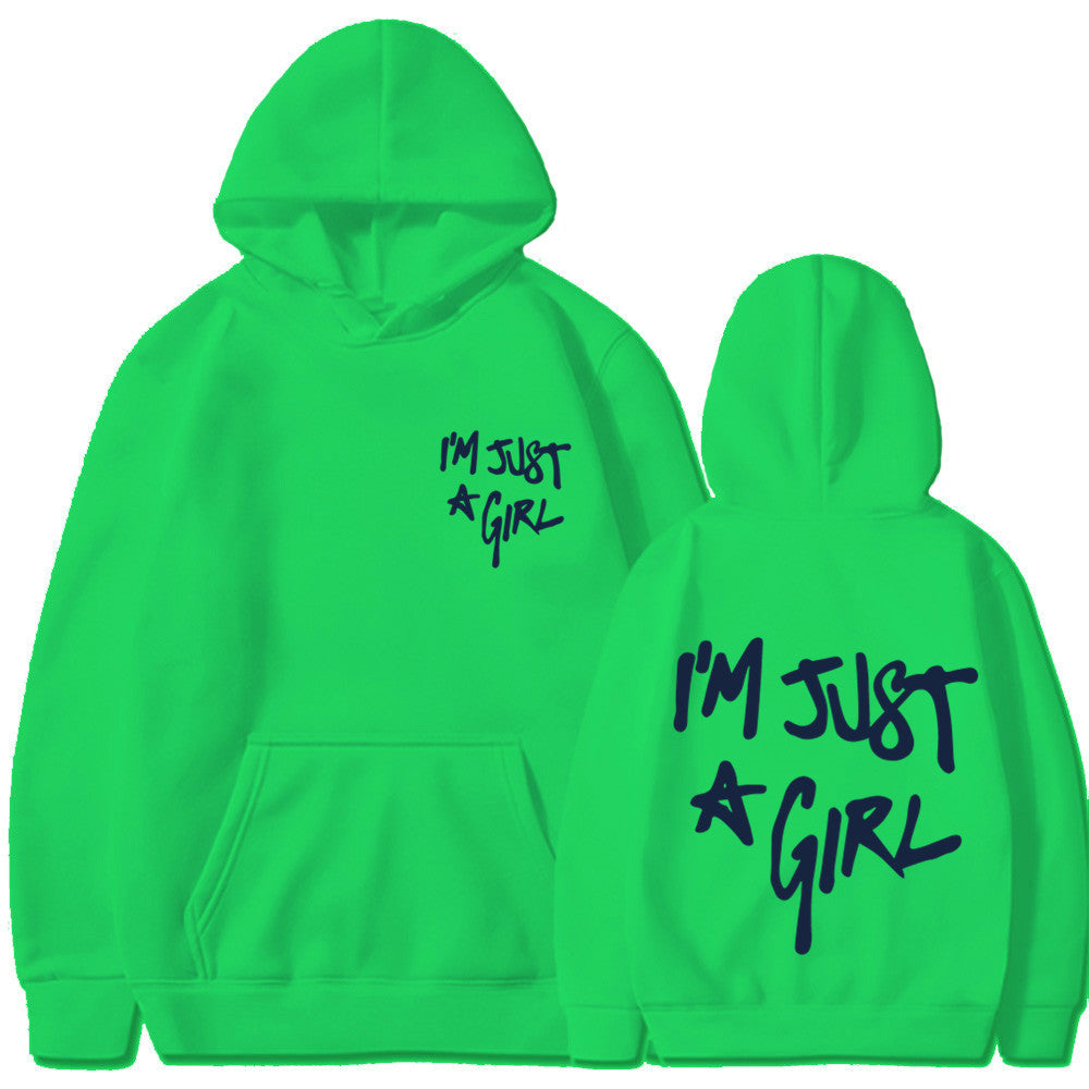 Women's Plus Size Letter-Print Zip Hoodie