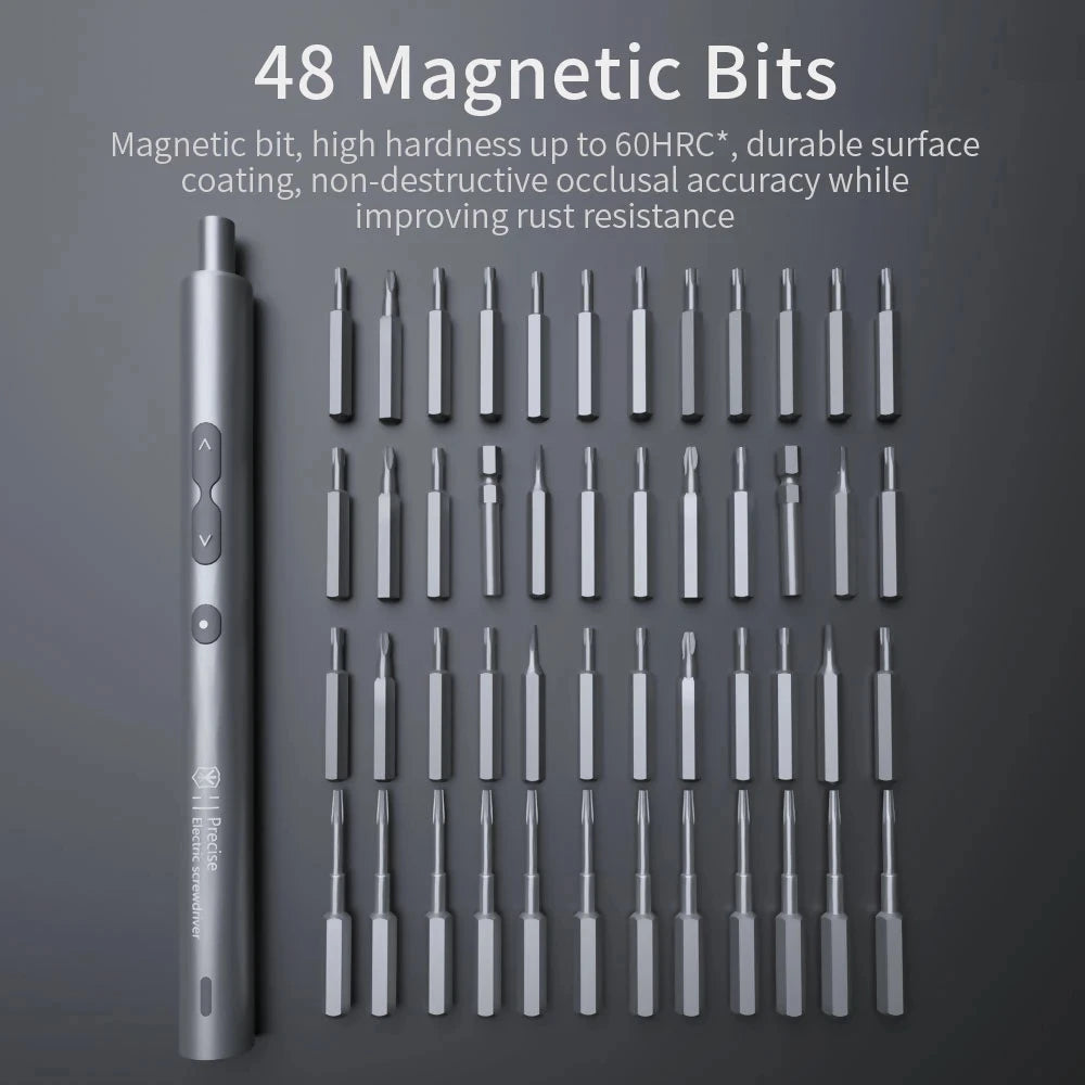 Precision Electric Screwdriver & Bit Set