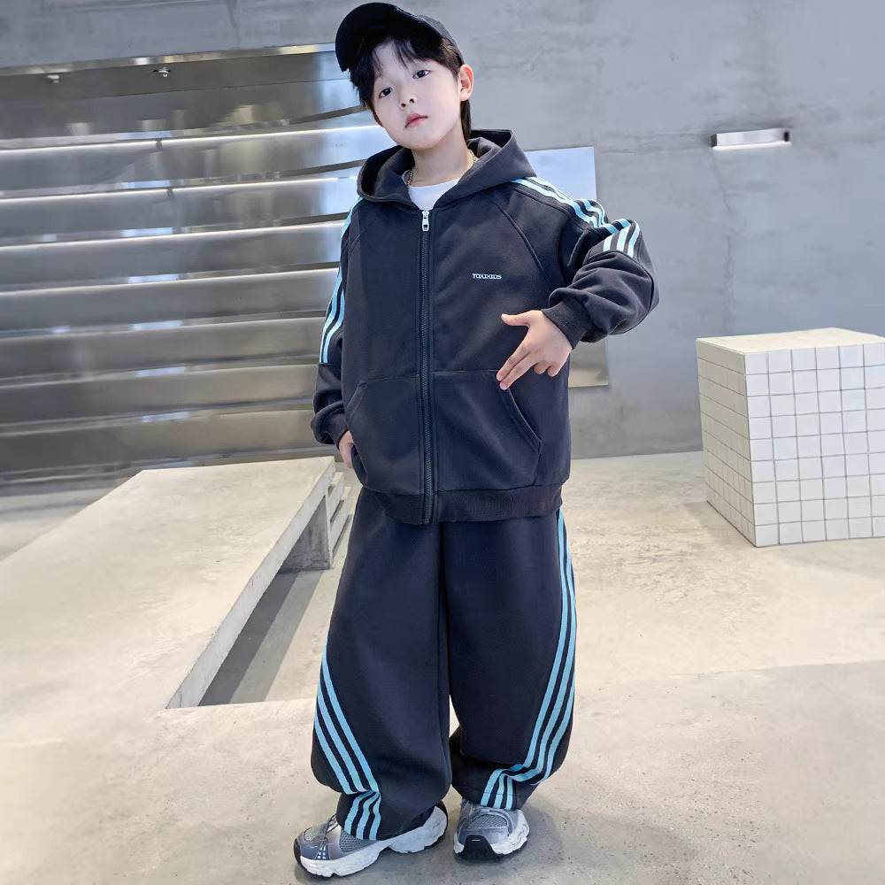 Boys’ Sporty Jacket Outfit Set