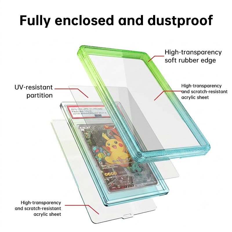Glitter Gradient PSA Trading Card Slab Protector