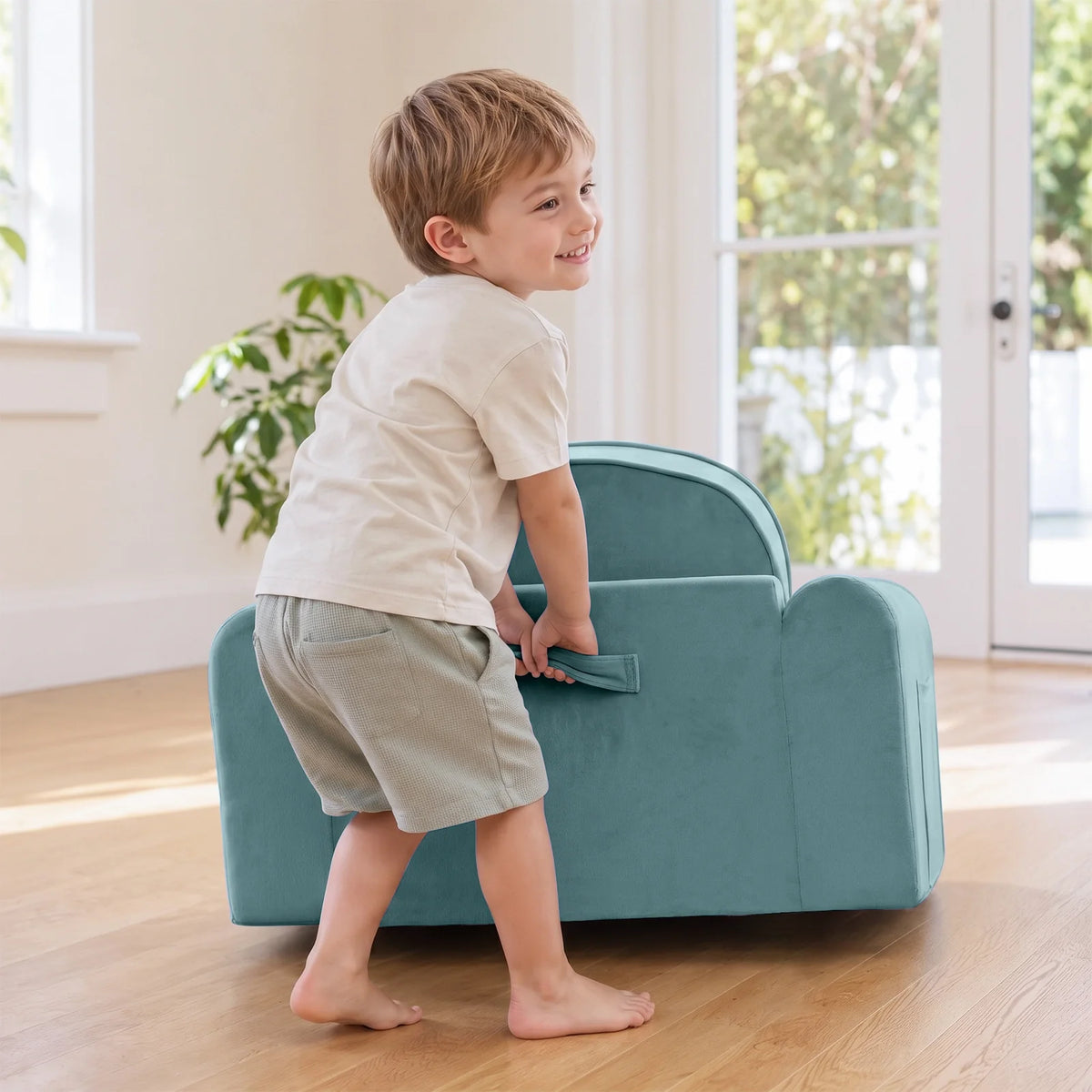 Tiny Land GentleSnug Kids' Convertible Sofa & Lounger