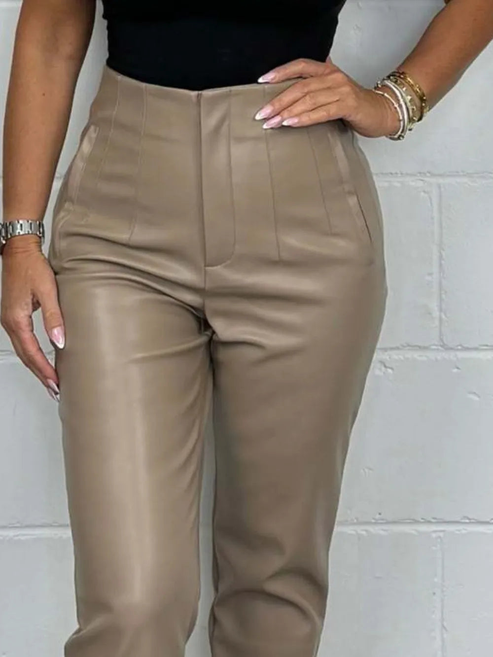 Women's Plus Size High-Waist Pants