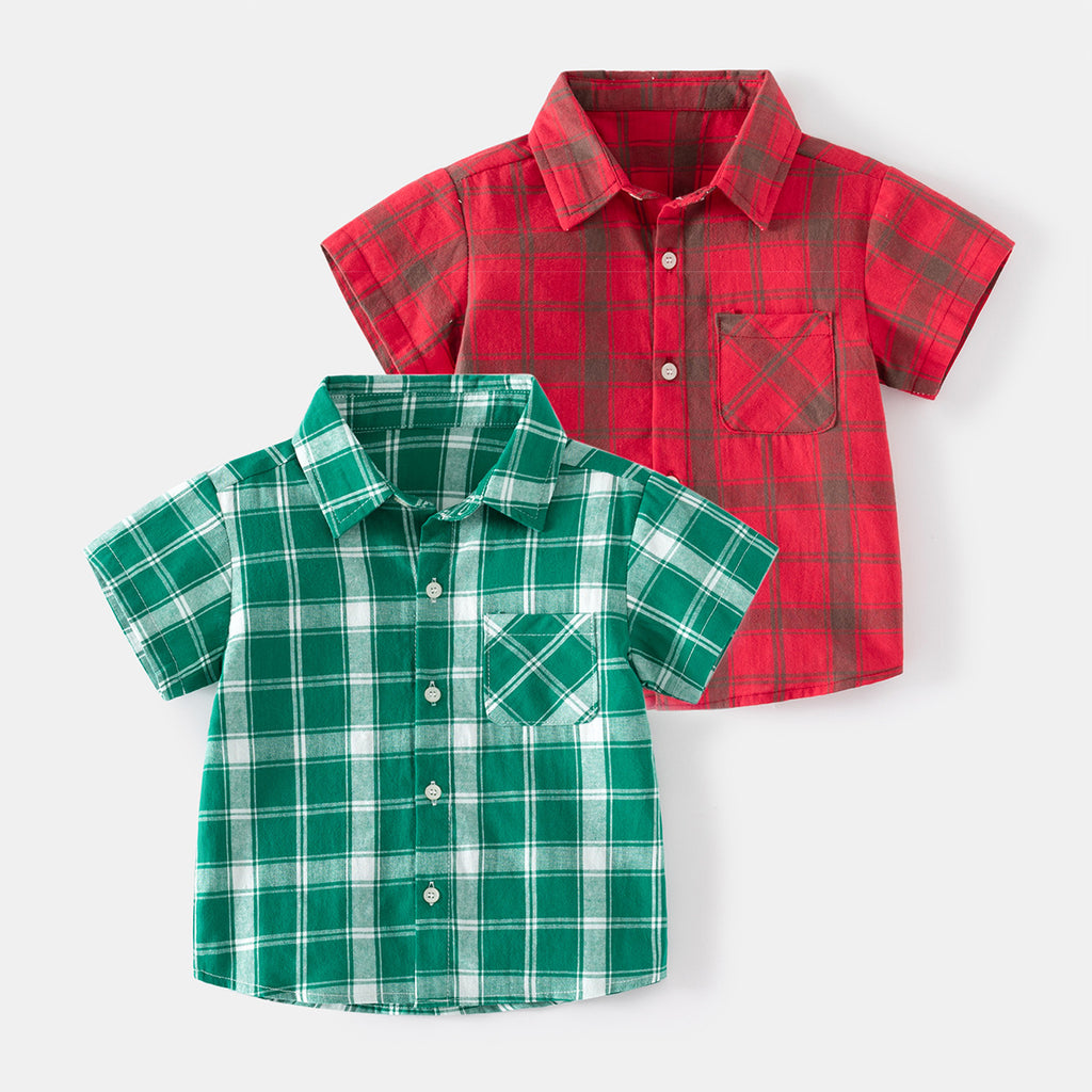 Kids’ Short-Sleeve Collared Shirt