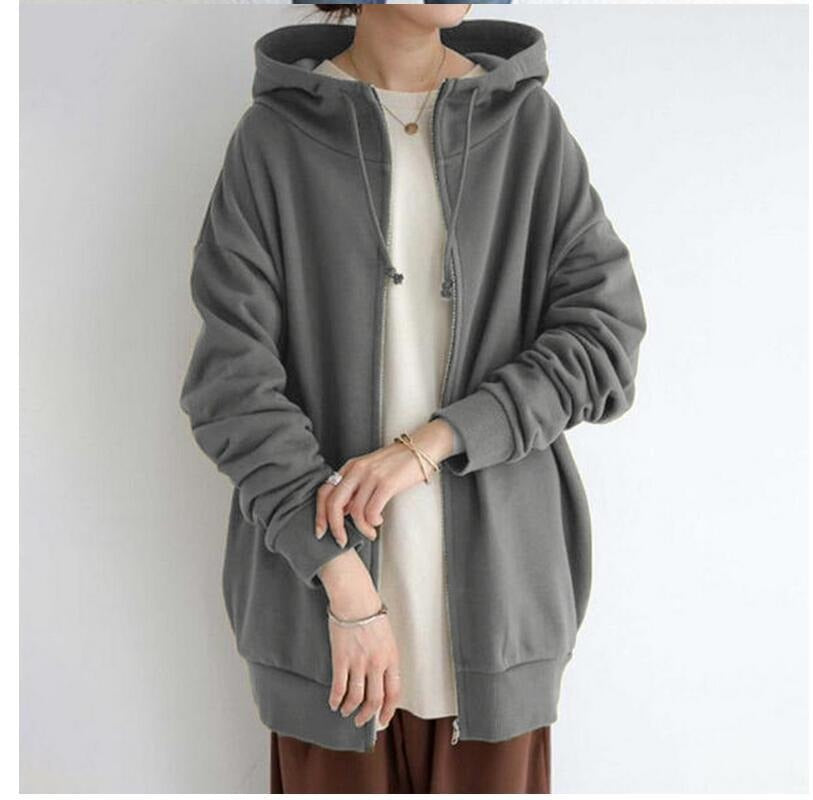 Women's Plush-Lined Zip Hoodie
