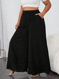 Women's Plus Size Summer Wide-Leg Pants
