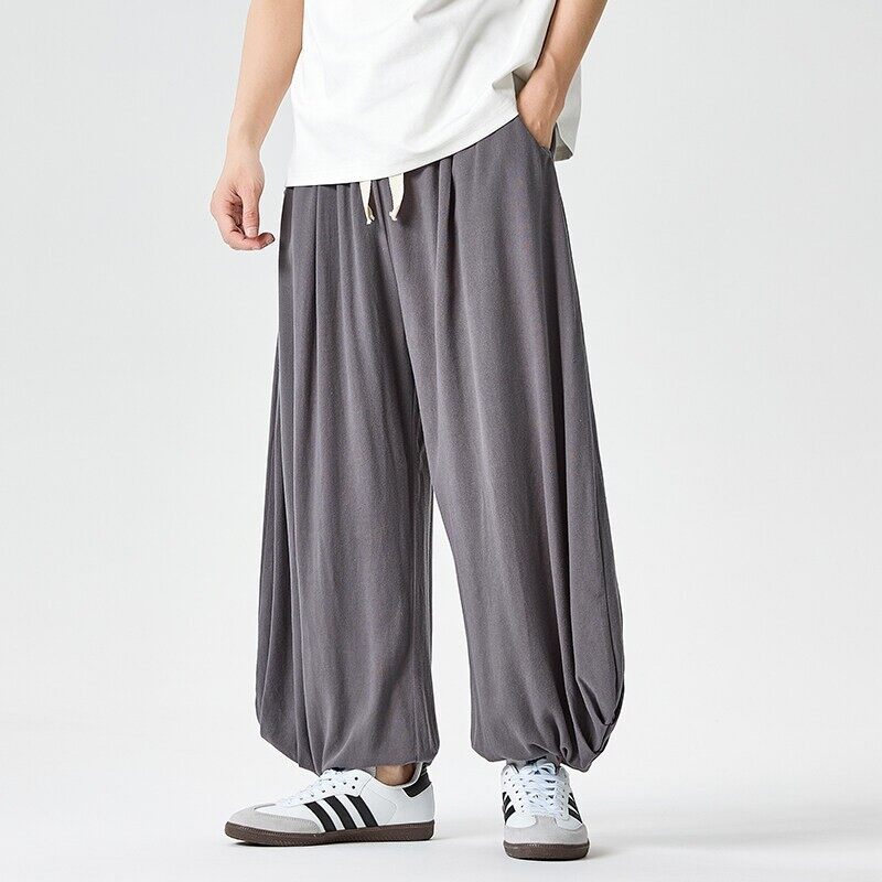 Men's Plus Size Lantern Harem Pants