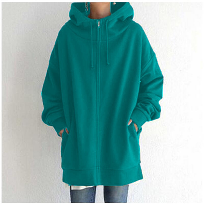 Women's Plush-Lined Zip Hoodie