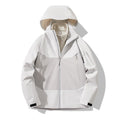 Unisex Plus Size 3-in-1 Waterproof Fleece-Lined Jacket
