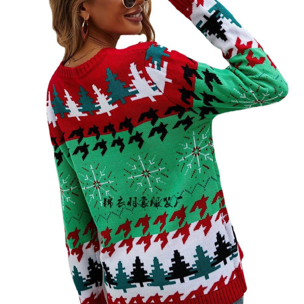 Christmas Tree Knit Pullover