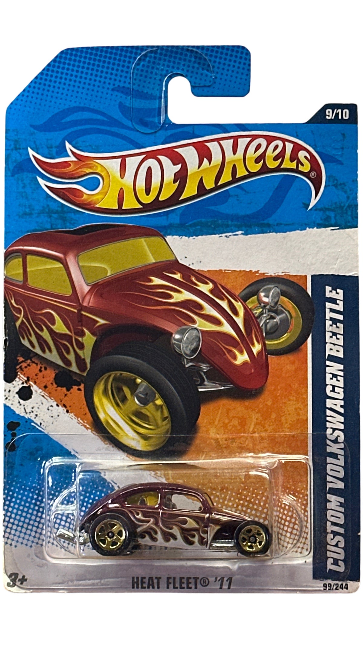 Hot Wheels Custom Volkswagen Beetle – Red 1:64
