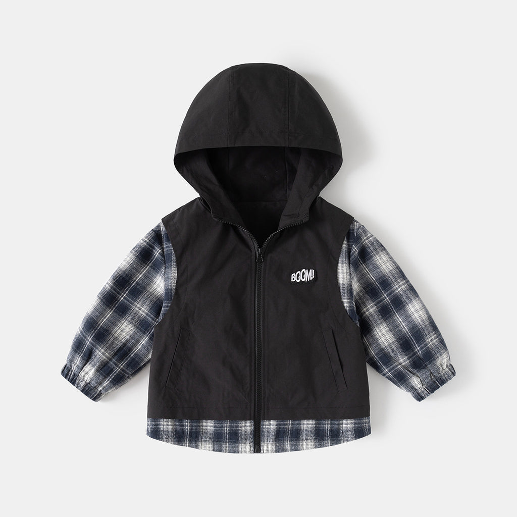 Two-Piece Patchwork Jacket for Toddler
