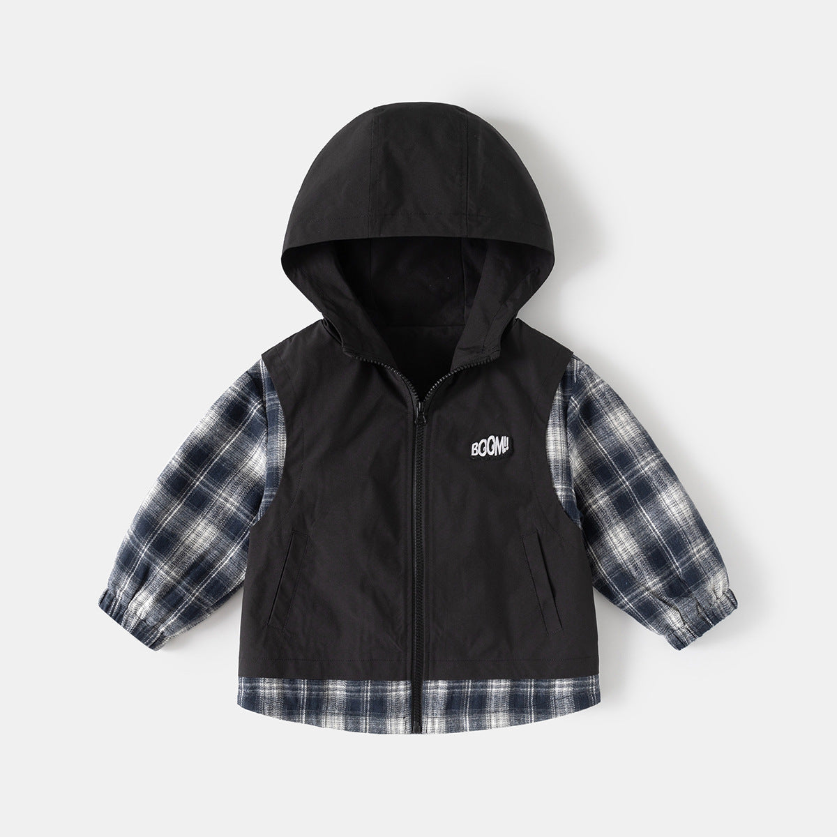 Two-Piece Patchwork Jacket for Toddler