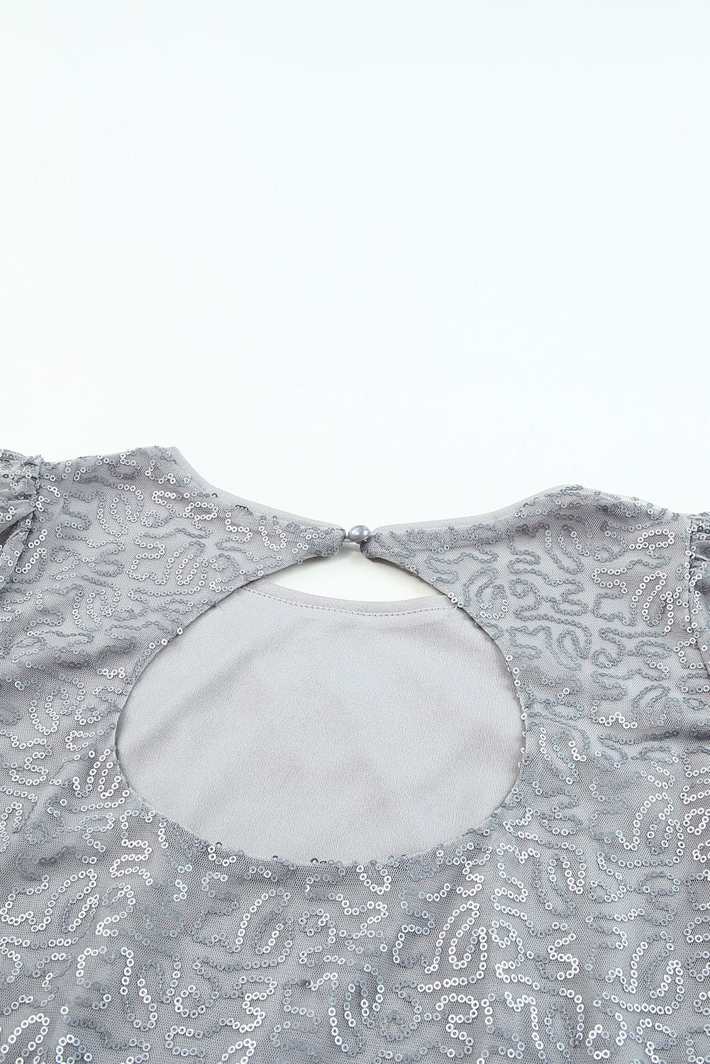 Women's Sequin Ruffle-Sleeve Blouse