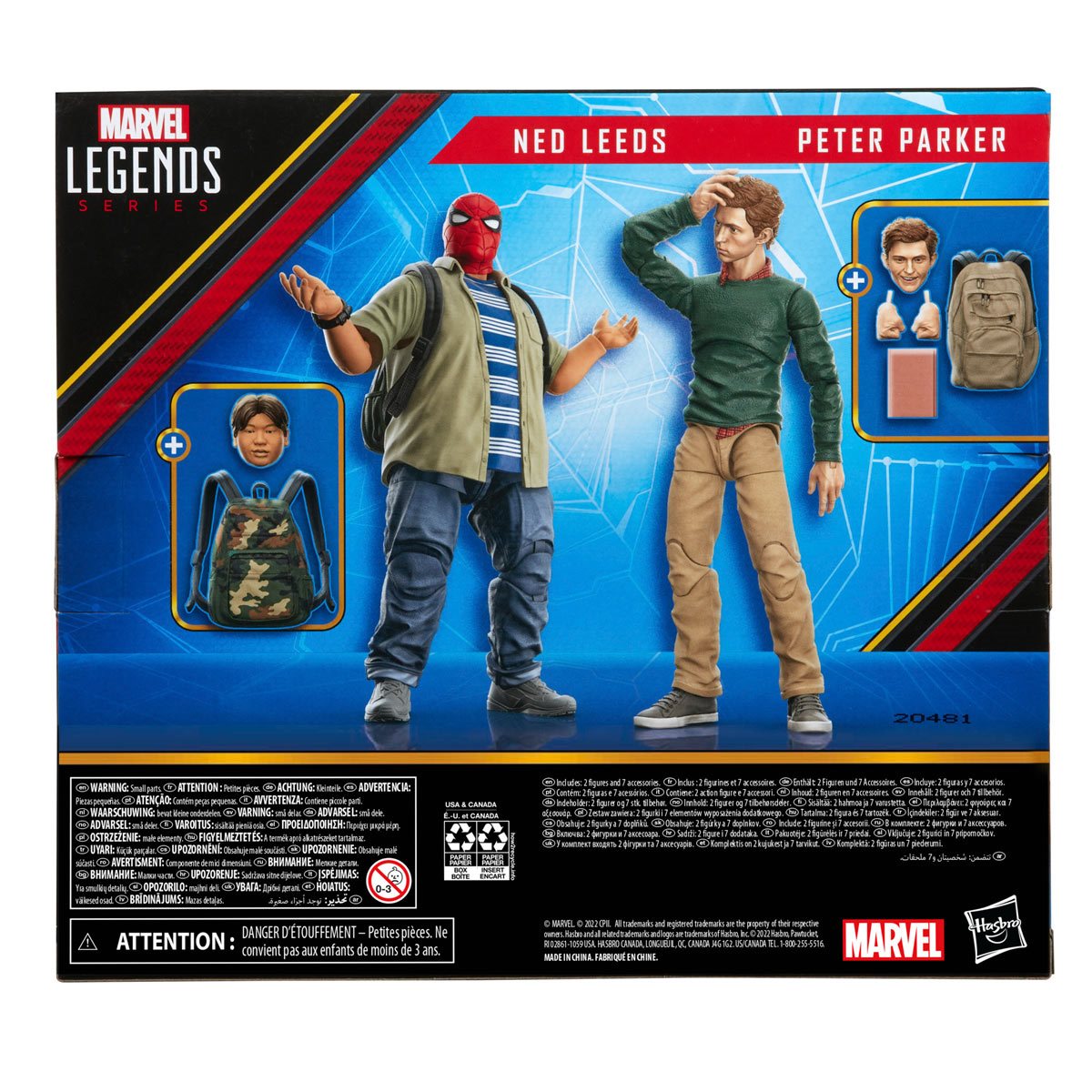 Marvel Legends Peter Parker & Ned Leeds 2-Pack