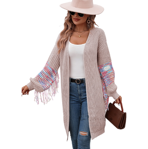 Tassel-Detail Knit Sweater