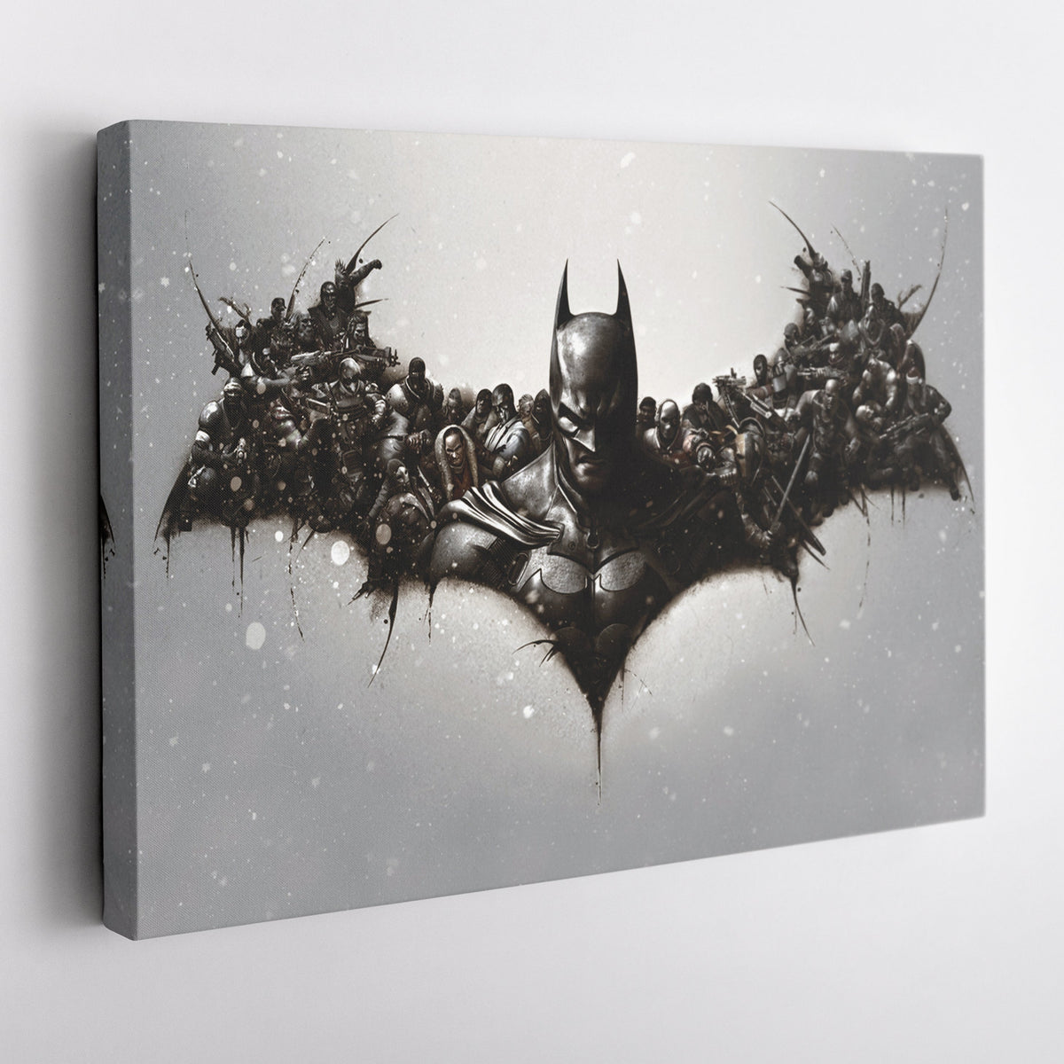 Batman Fallen Enemies Canvas Superhero Wall Art