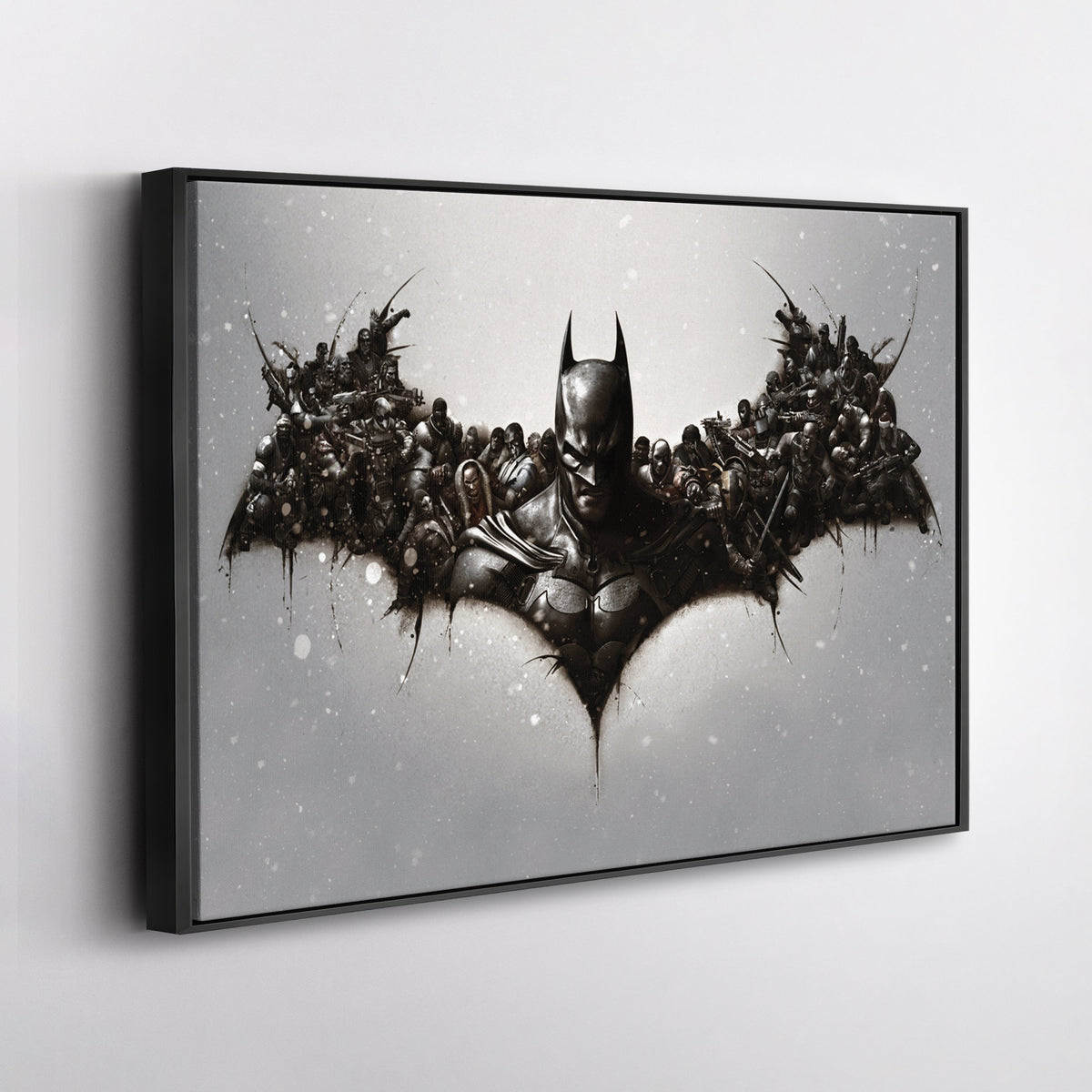Batman Fallen Enemies Canvas Superhero Wall Art
