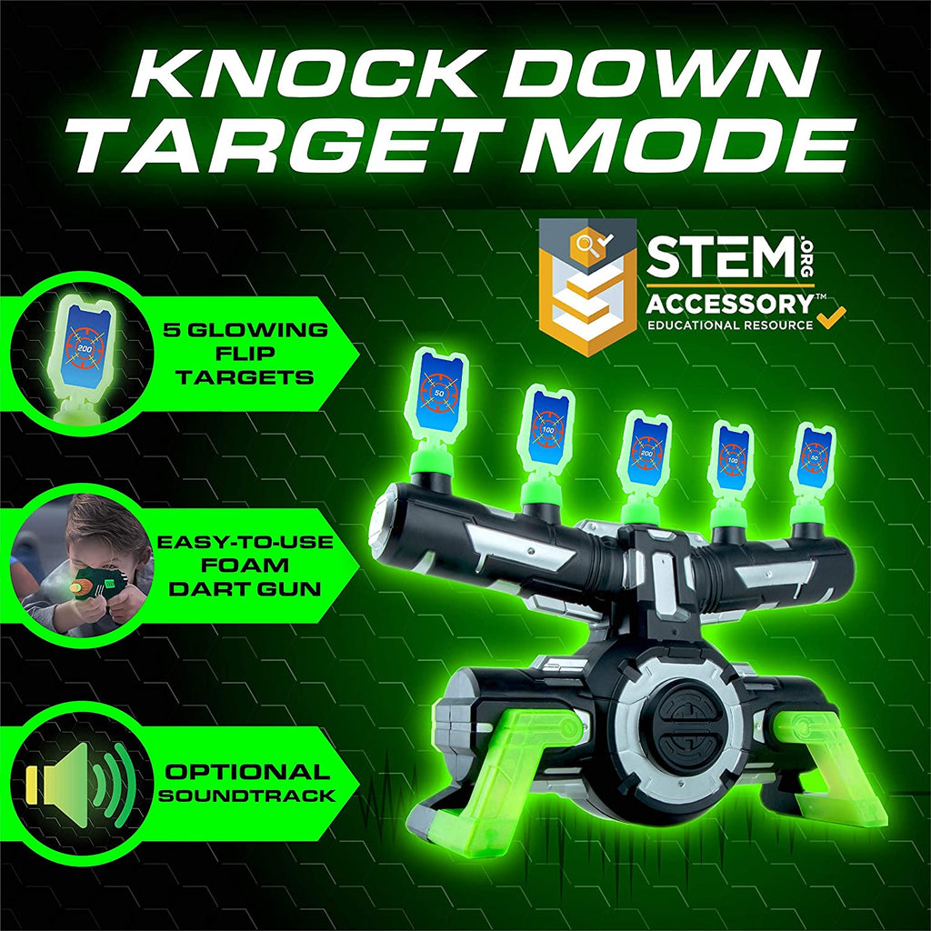 Glowing Targets Toy Blaster Game