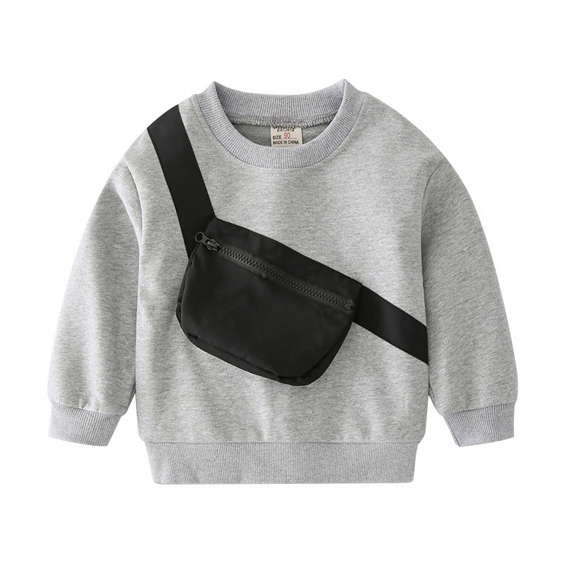 Boys’ Long-Sleeve Crewneck Sweatshirt