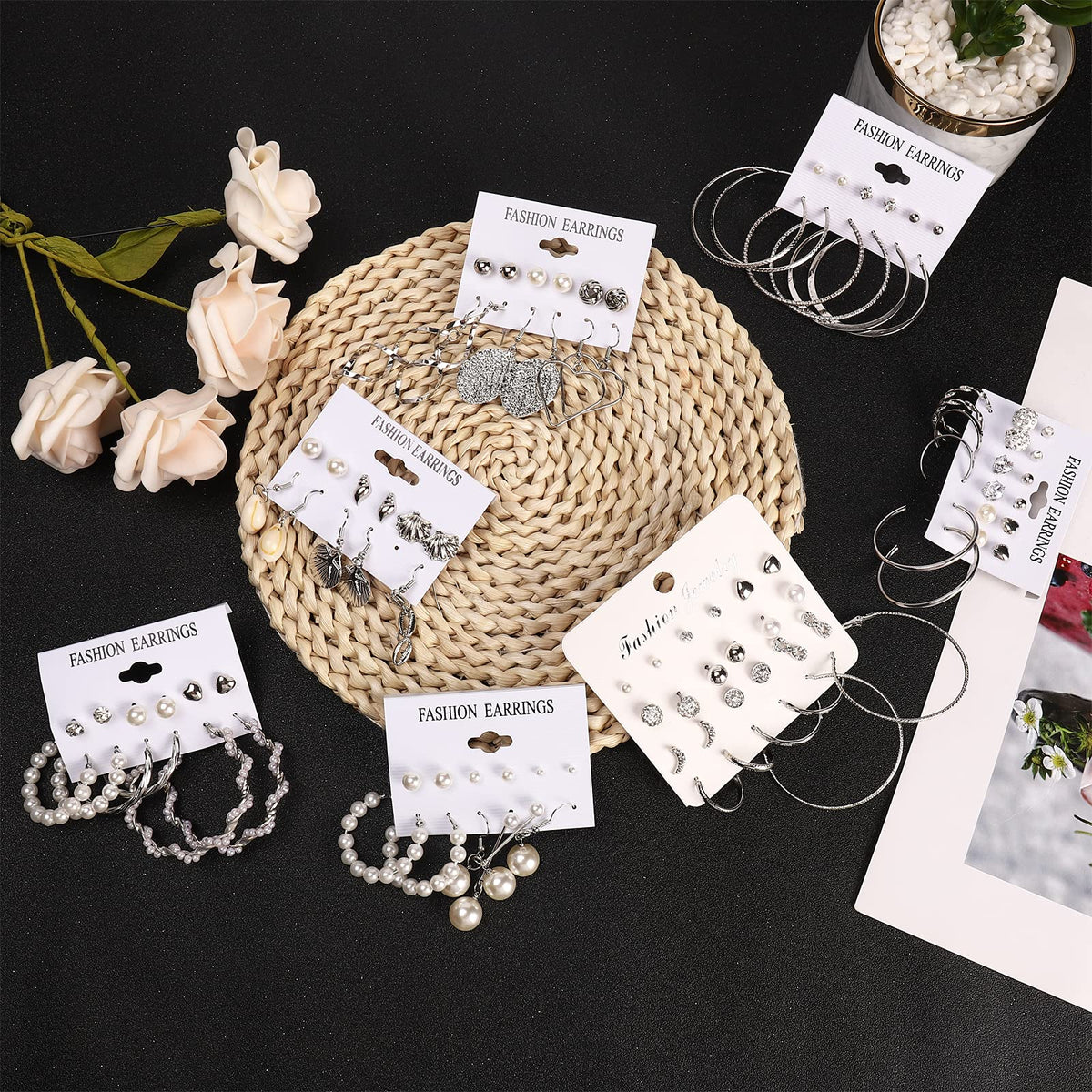 Multi-Piece Gold-Tone Jewelry Gift Set