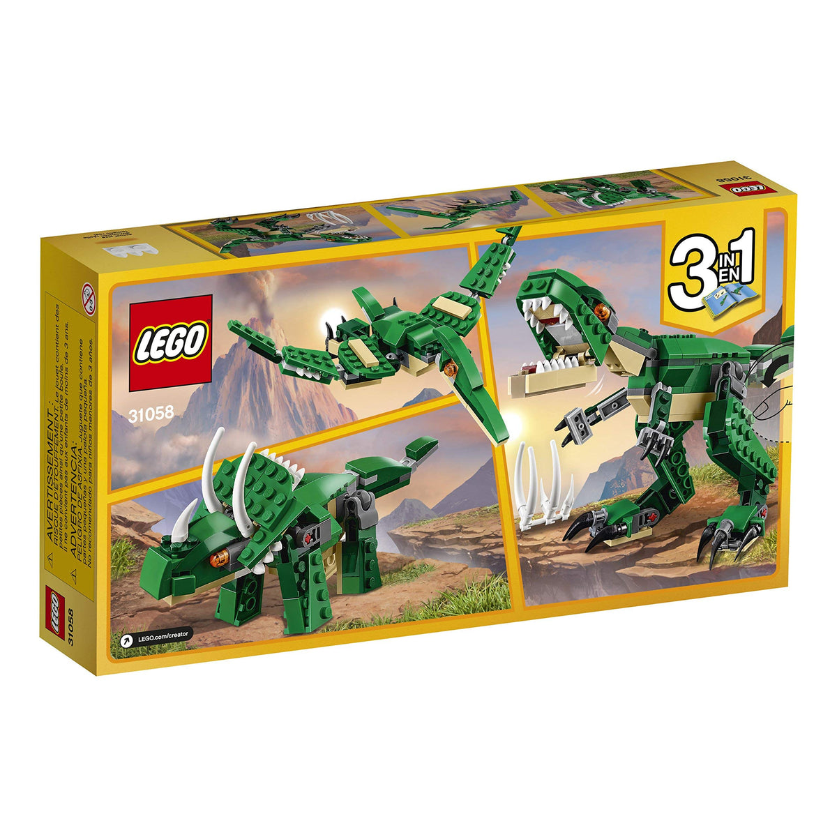 Build-It-Yourself 3-in-1 Dinosaur Set