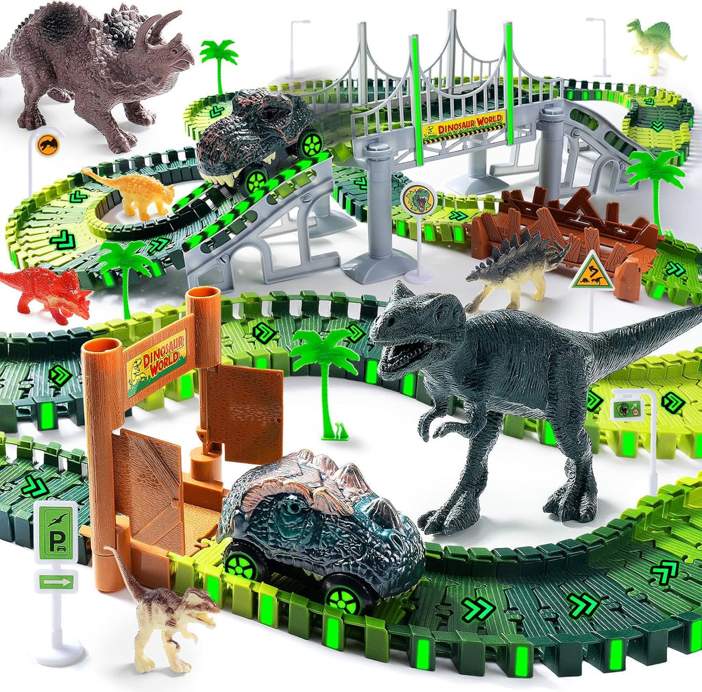 Dinosaur Flexible Race Track Playset