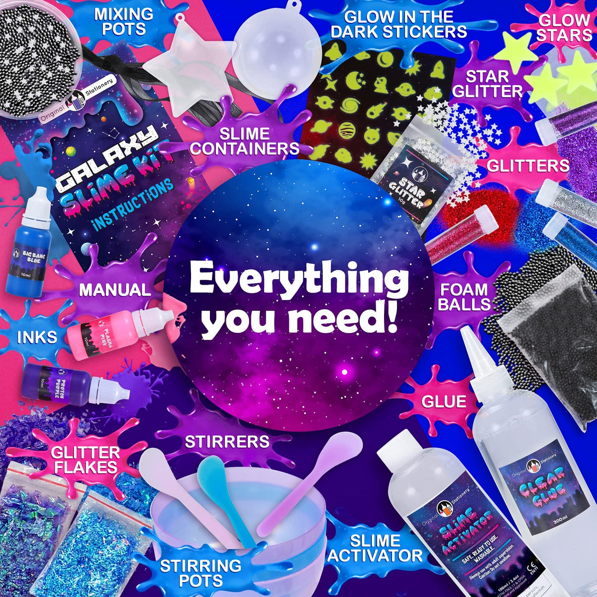 Galaxy Glow in the Dark Slime