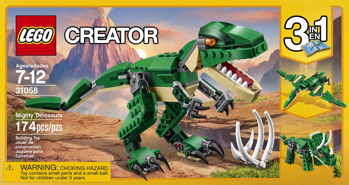 Build-It-Yourself 3-in-1 Dinosaur Set