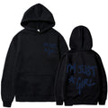 Women's Plus Size Letter-Print Zip Hoodie