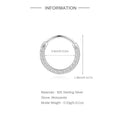 925 Sterling Silver Moissanite Single Earring